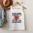 Read Your Heart Out Teacher Valentines Book Lover Men Tank Top