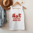 Read Your Heart Out Valentine Teacher Bookworm Lover Men Tank Top