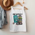 Respect Elders Cellphone Pushing Books In a Wheelchair Men Tank Top Respect Elders Cellphone Pushing Books In a Wheelchair Men Tank Top