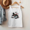 Retro Cute Cat Floral Book Librarian Vintage Floral Cat Book Men Tank Top Retro Cute Cat Floral Book Librarian Vintage Floral Cat Book Men Tank Top