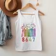 Subtle Floral Foxglove Daisy Tulip Book Lover Men Tank Top