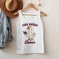 Teacher Silly Goose Reading Book Teaching Tiny Human Tamer Men Tank Top