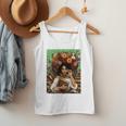History Month Black Afro Girl Women Book Lovers Floral Men Tank Top