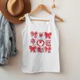 Valentine Teacher Coquette Bow Pencil Heart Book Girl Women Men Tank Top Valentine Teacher Coquette Bow Pencil Heart Book Girl Women Men Tank Top