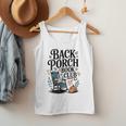 Vintage Reader Author Country Aesthetic Back Porch Book Club Men Tank Top