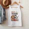 Wild About Reading Zoo Animals For Bookworm Book Reader Men Tank Top Wild About Reading Zoo Animals For Bookworm Book Reader Men Tank Top