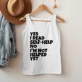 Yes I Read Self-Help No I’m Not Helped Yet Book Lover Men Tank Top Yes I Read Self-Help No I’m Not Helped Yet Book Lover Men Tank Top