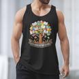 100 Days Of School In The Books Librarian Reading Teacher Men Tank Top