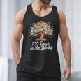 100th Day Of School Books Tree Reading Men Tank Top
