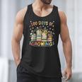 100th Day Of School Teacher Floral Books 100 Days Of Growing Men Tank Top 100th Day Of School Teacher Floral Books 100 Days Of Growing Men Tank Top
