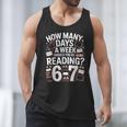 67 For Reading With Books Men Tank Top