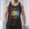 8647 Equal Rights Book Flower Trump Women Rights Feminist Men Tank Top