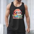 Adorable Book Lover Parrot With Reading Glasses Cute Men Tank Top Adorable Book Lover Parrot With Reading Glasses Cute Men Tank Top