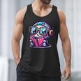 Adorable Book Lover Robot With Reading Glasses Cute Men Tank Top Adorable Book Lover Robot With Reading Glasses Cute Men Tank Top