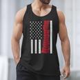 America Flag Read Book Reading Librarian Men Women Kids Men Tank Top