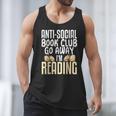 Anti Social Book Club Go Away I'm Reading Men Tank Top Anti Social Book Club Go Away I'm Reading Men Tank Top