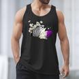 Asexual Book Lover LGBT Reading Pride Ace Flag Daisy Men Tank Top