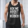 Ask Me About The Book Of Mormon Men Tank Top