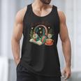Audiobook Girlie Headphones Book Tea Love Men Tank Top Audiobook Girlie Headphones Book Tea Love Men Tank Top