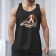 Basset Hound Books Dog Breed Graphic Men Tank Top Basset Hound Books Dog Breed Graphic Men Tank Top