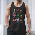BLM Human Rights Feminism Trans Science Books LGBTQ Kindness Men Tank Top