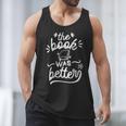The Book Was Better Reader Teacher Librarian Reading Lovers Men Tank Top