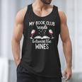 My Book Club Reads Between The Wines Bookworm Humor Men Tank Top My Book Club Reads Between The Wines Bookworm Humor Men Tank Top
