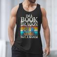 Im a Book Dragon Not a Worm Dragon Men Tank Top