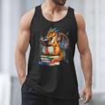 Book Dragon Reading Book Lover Men Tank Top