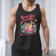 Book Girl Summer Beach Vacation Book Lover Men Tank Top