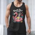 Book Girl Summer Skeleton Reading Books Lovers Beach Men Tank Top Book Girl Summer Skeleton Reading Books Lovers Beach Men Tank Top
