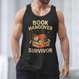 Book Hangover Survivor Reading Humor Librarian Bibliophiles Men Tank Top