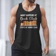 Book Lover Humor What Happens At Book Club Stays Men Tank Top