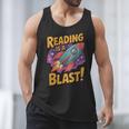 Book Lover Kids And Adults Reading Is a Blast Rocket Ship Men Tank Top Book Lover Kids And Adults Reading Is a Blast Rocket Ship Men Tank Top