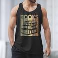 Book Reader Vintage Bookworm Retro Book Lover Men Tank Top