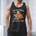 Book Reading Kafee Librarian Vele Books And Little Time Men Tank Top