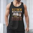 Book Writer Cliffhanger Creator Author Book Writing Novelist Men Tank Top