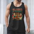 All Booked For Christmas Book Lover Men Tank Top