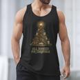 All Booked For Christmas Book Tree Book Lover Teacher Men Tank Top