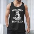 Booked And Unbothered Cat Reading Book Lovers Men Tank Top Booked And Unbothered Cat Reading Book Lovers Men Tank Top