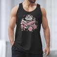 All Booked For Valentine's Coquette Bow Books Teacher Girly Men Tank Top All Booked For Valentine's Coquette Bow Books Teacher Girly Men Tank Top