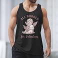 All Booked For Valentines Cute Cherub Vintage Book Lover Men Tank Top