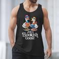 Bookish Goose Cute Geese With Hats Reading Books Men Tank Top