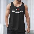 Bookish Quote Reading Lover I Love Fictional Men Men Tank Top Bookish Quote Reading Lover I Love Fictional Men Men Tank Top