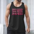 Bookish Romance Tropes Book Club Reader Spicy Book Lover Men Tank Top