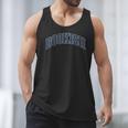 Bookish Vintage Varsity Style Book Lover Art Men Tank Top