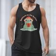 Bookmarks Are For Quitters Frog Reading Book Graphic Men Tank Top