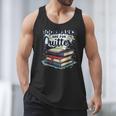 Bookmarks Are For Quitters Reading Quote Book Lover Men Tank Top