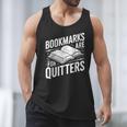 Bookmarks Quote Library Book Reader Men Tank Top