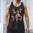 Bookmas Christmas Books Shirt Candy Cane Bookworm Men Tank Top